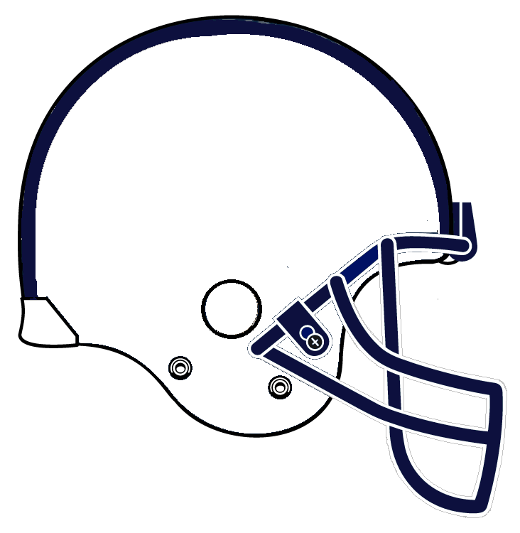 Football clipart black and white