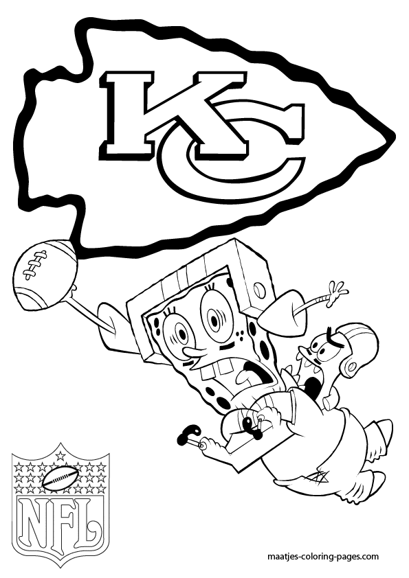 Kansas city chiefs coloring pages printable for free download