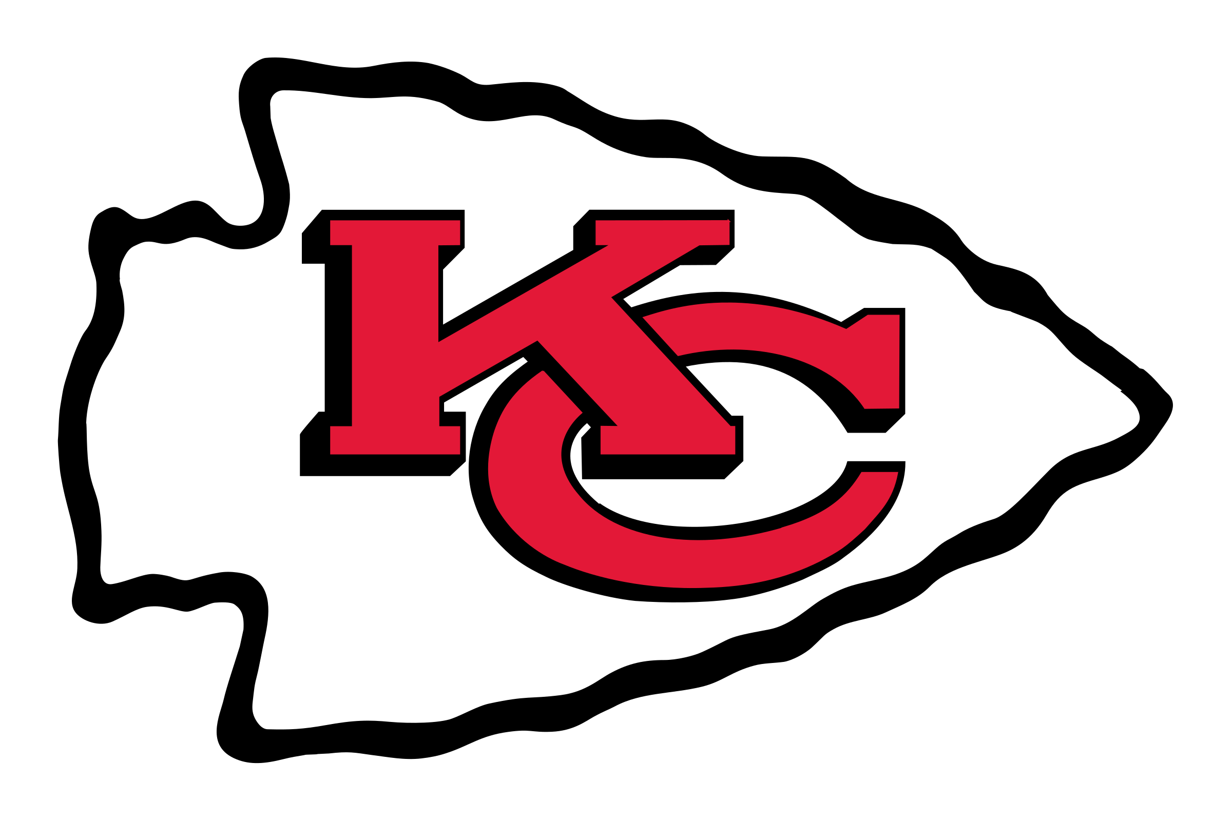 Kansas city chiefs logo png transparent svg vector