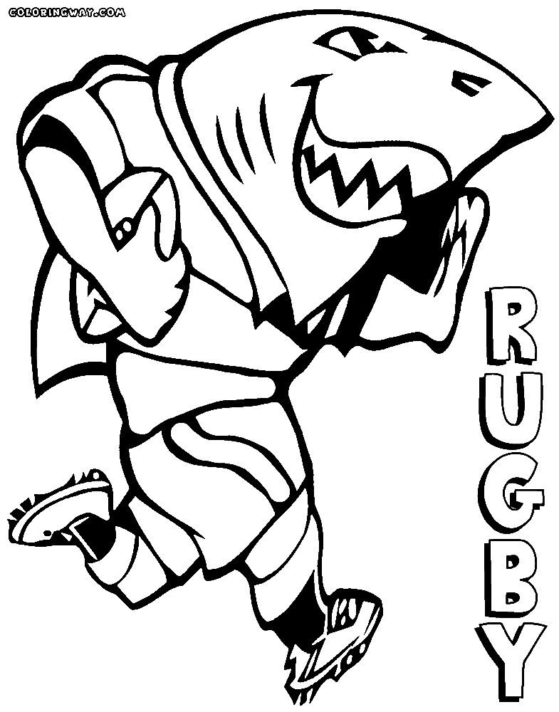 Rugby coloring pages printable for free download