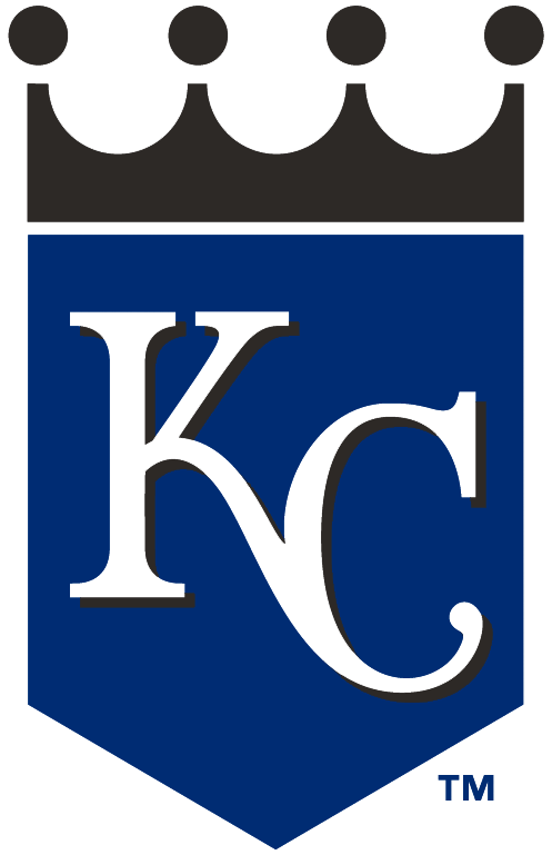 Unique kansas city royals alternate logo with kc and crown