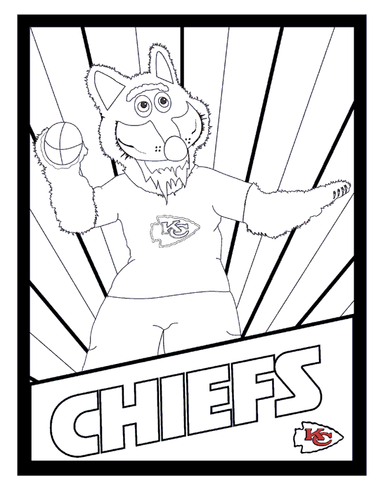 Kansas city chiefs coloring pages