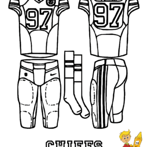 Kansas city chiefs coloring pages printable for free download