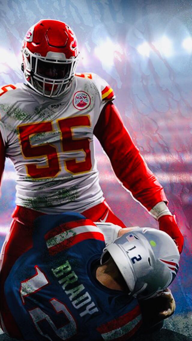 Got this as my current iphone wallpaperanyone gothaveseen this same shot only with brady in buck colors and frank in the home colors tiago chiefs rkansascitychiefs