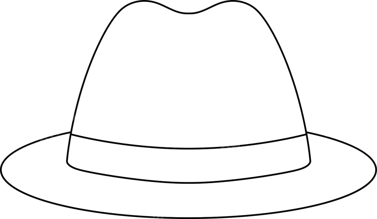 Hat isolated coloring page for kids design colouring page coloring book vector book drawing hat drawing ring drawing png and vector with transparent background for free download