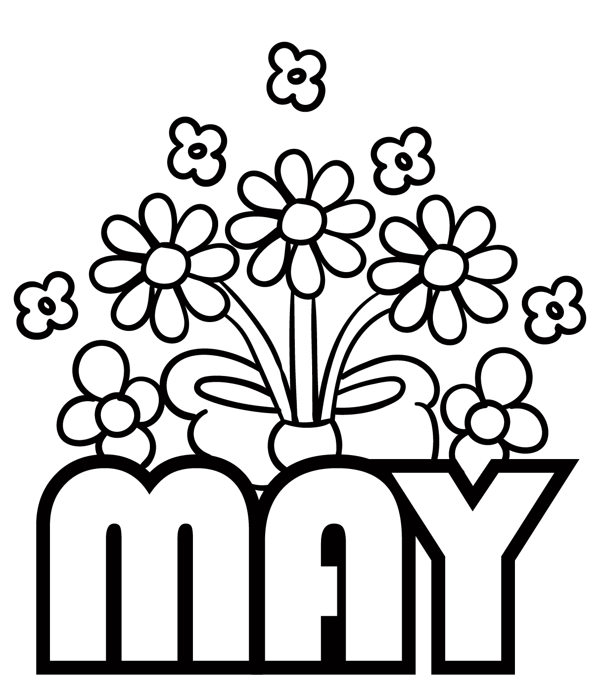 May coloring pages printable for free download