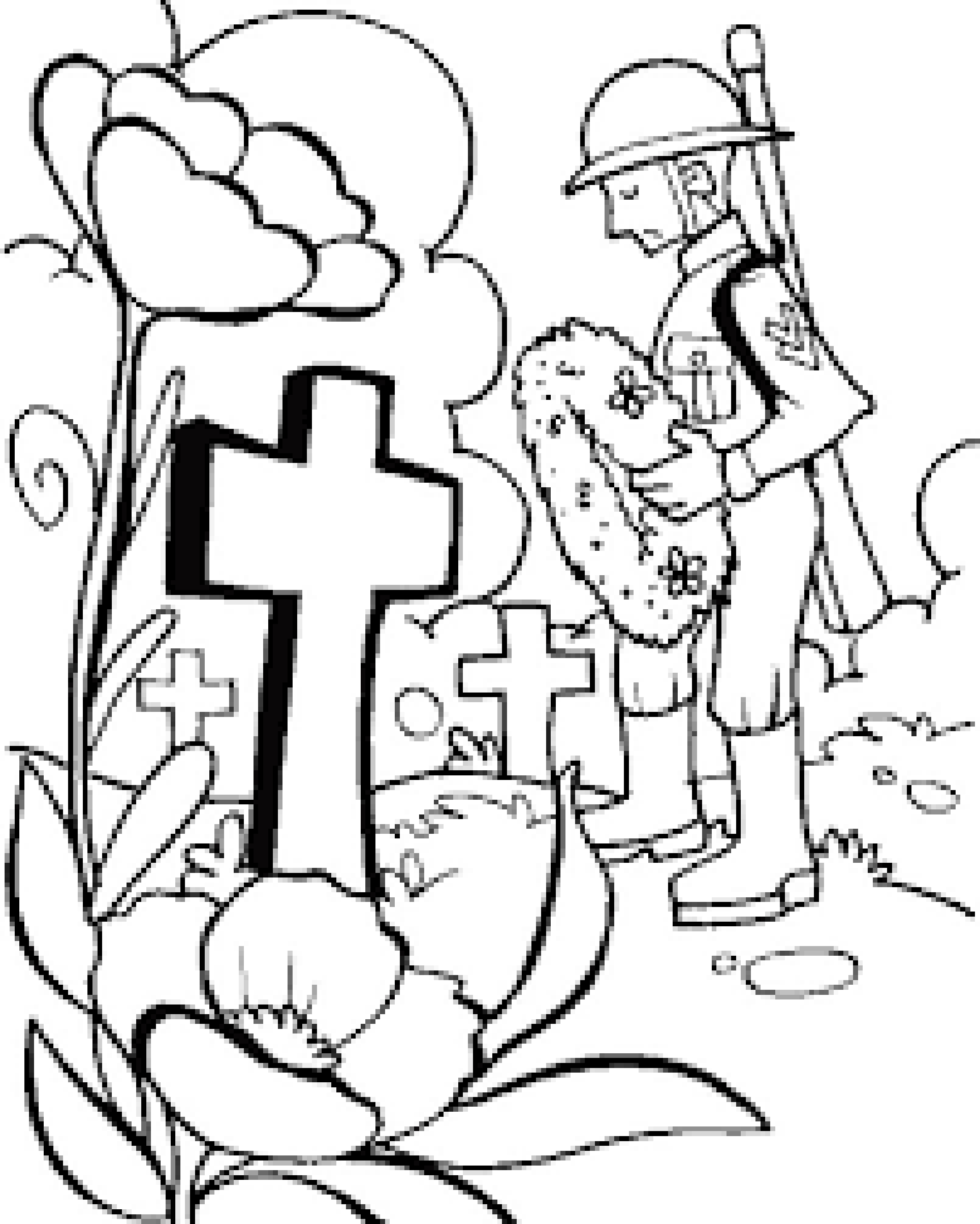 Memorial day coloring page northern news