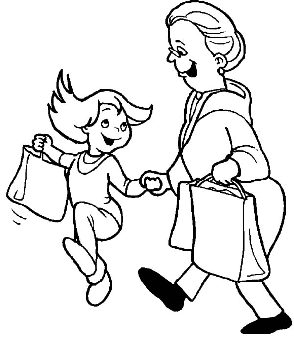 Coloring pages grndma coloring pages