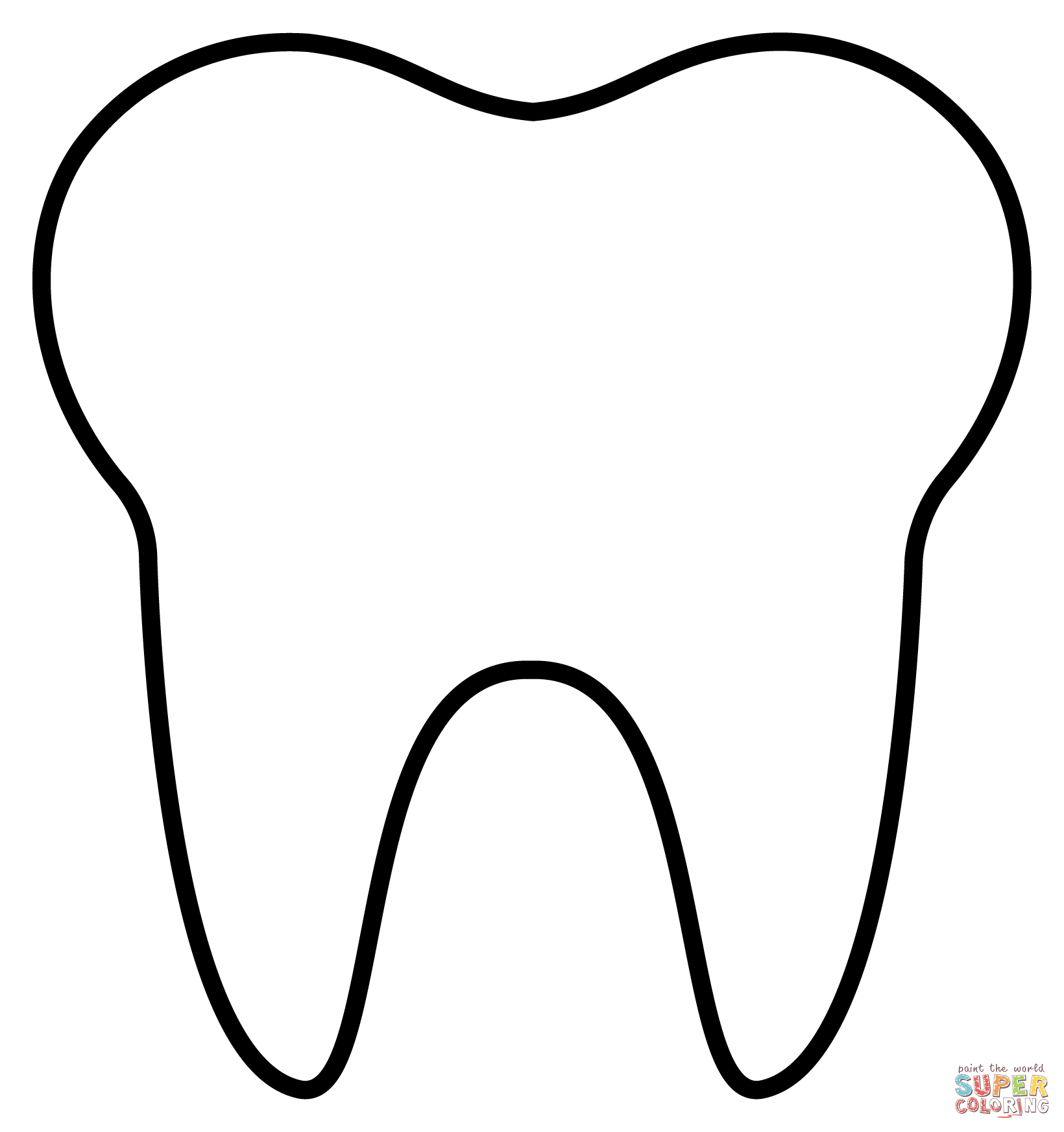 Tooth emoji coloring page free printable coloring pages