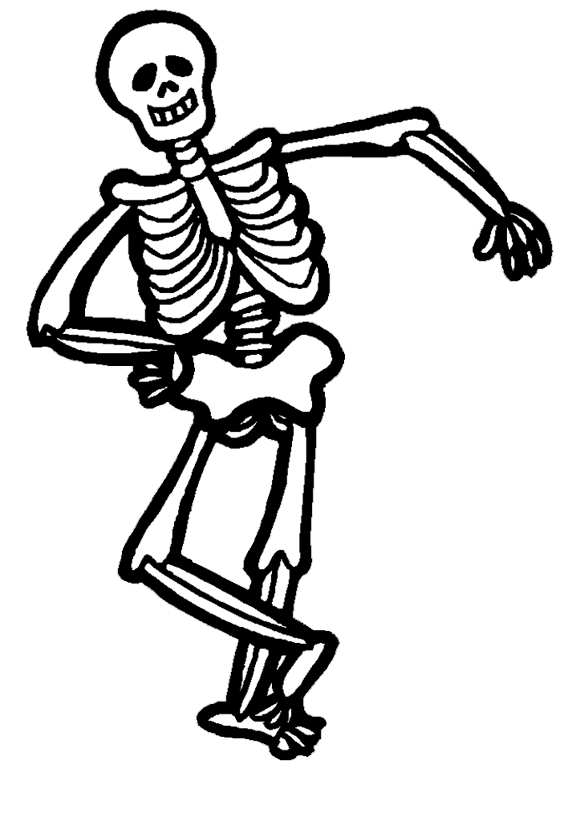 Halloween skeleton coloring pages purple kitty