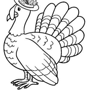 Turkey coloring pages printable for free download