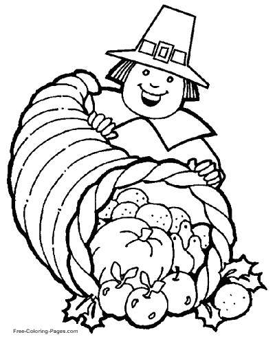 Thanksgiving coloring pages sheets and pictures