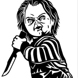 Chucky car decal