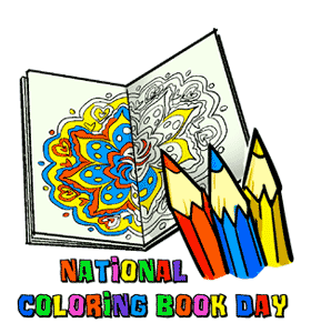 National coloring book day