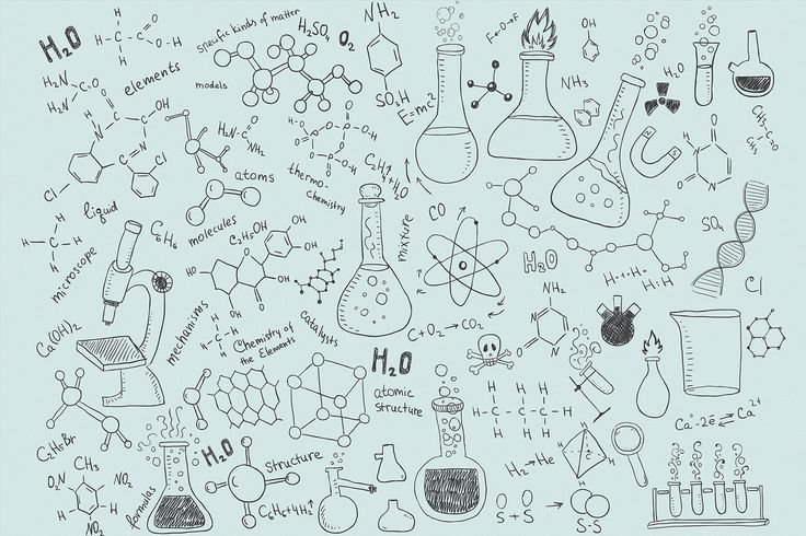 Chemistry doodle wallpaper mural hovia uk doodle wall doodles mural wallpaper