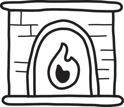 Fireplace drawing png transparent images free download vector files