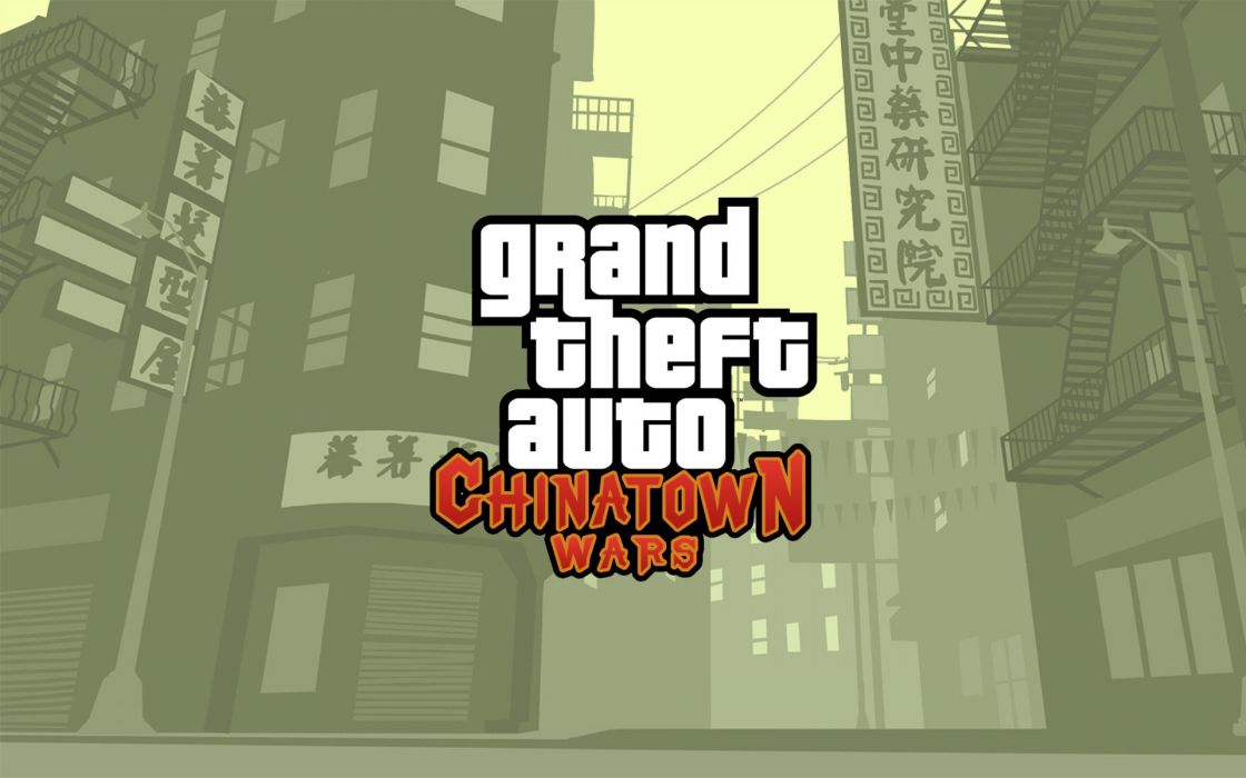 Gta grand theft auto chinatown wars video game wallpaper x