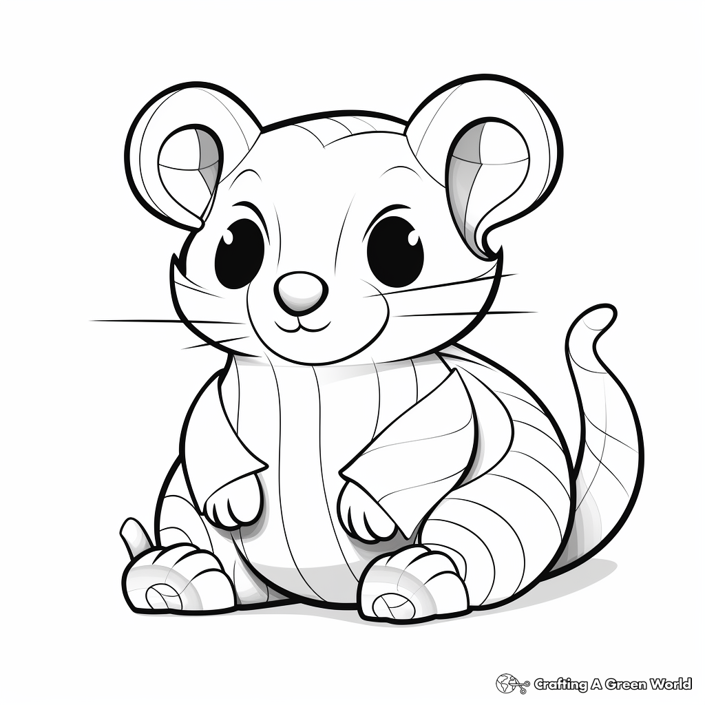 Ferret coloring pages