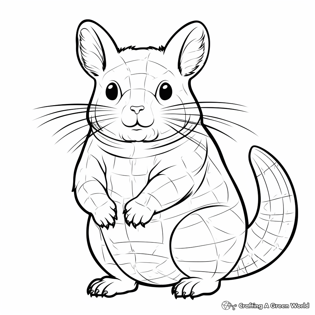 Chinchilla coloring pages