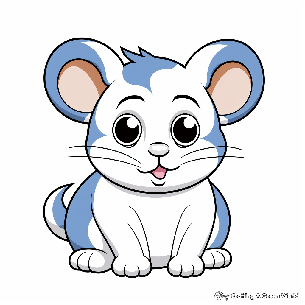 Hamster coloring pages