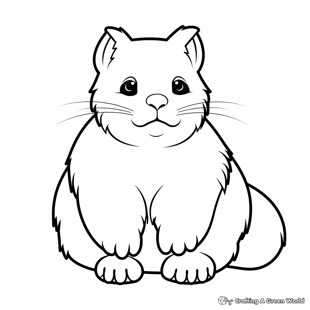 Chinchilla coloring pages