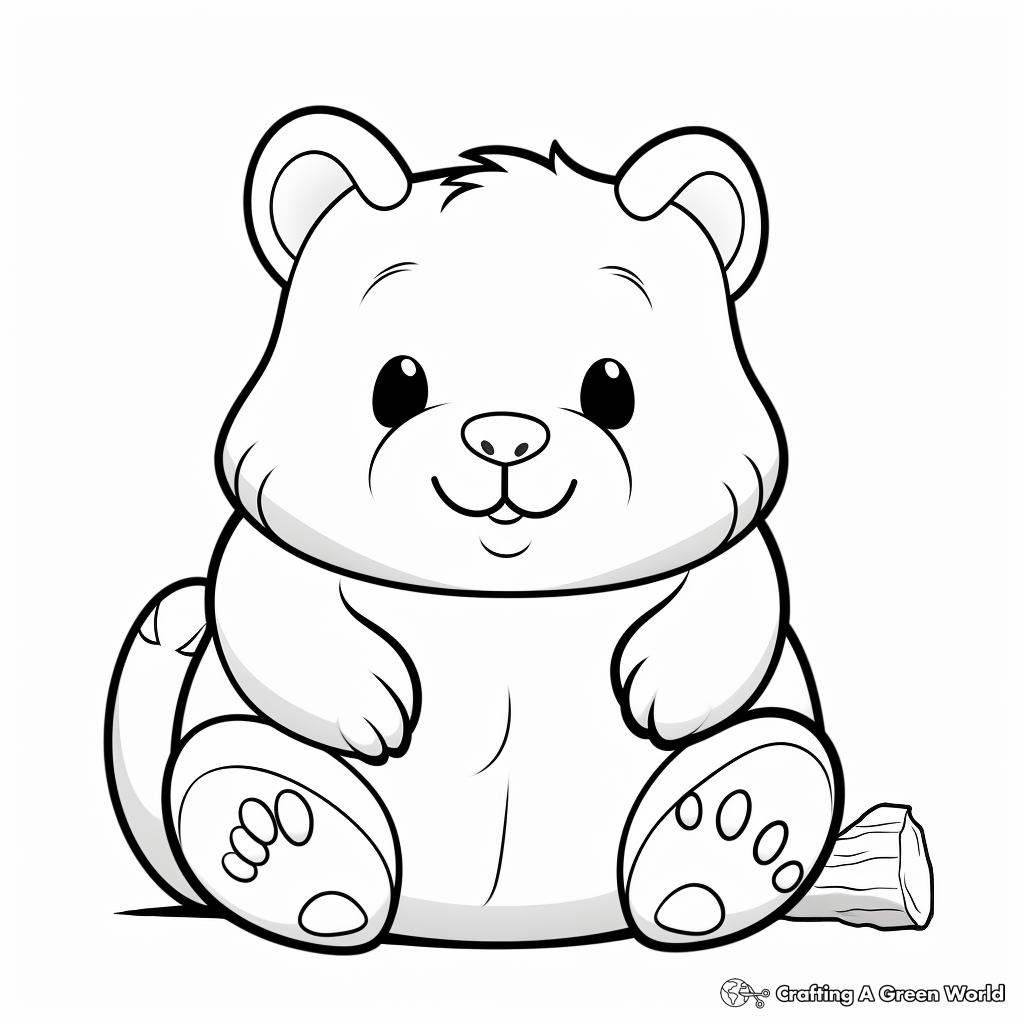 Chinchilla coloring pages