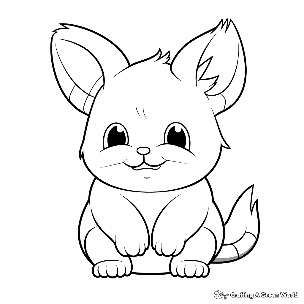 Chinchilla coloring pages