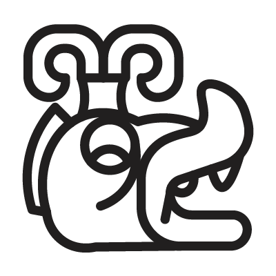 Huracan maya maya symbol