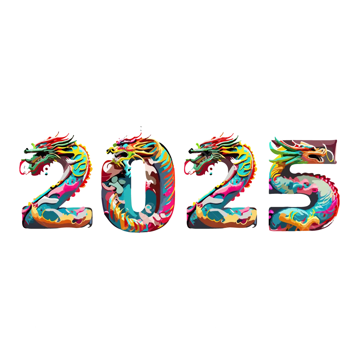 Dragon chaina happy new year countdown vector countdown happy new year countdown dragon chaina happy new year png and vector with transparent background for free download