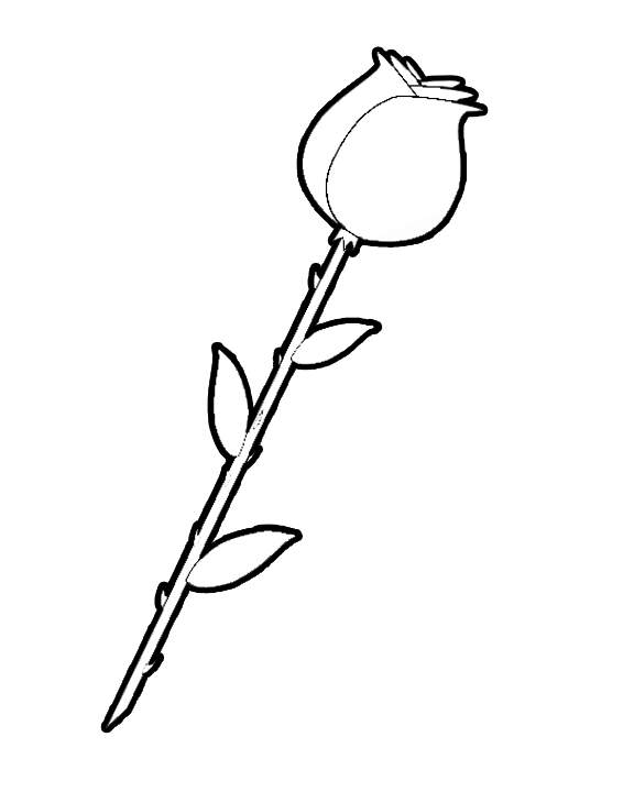 Flower stems coloring pages rose coloring pages laser engraved ideas coloring pages