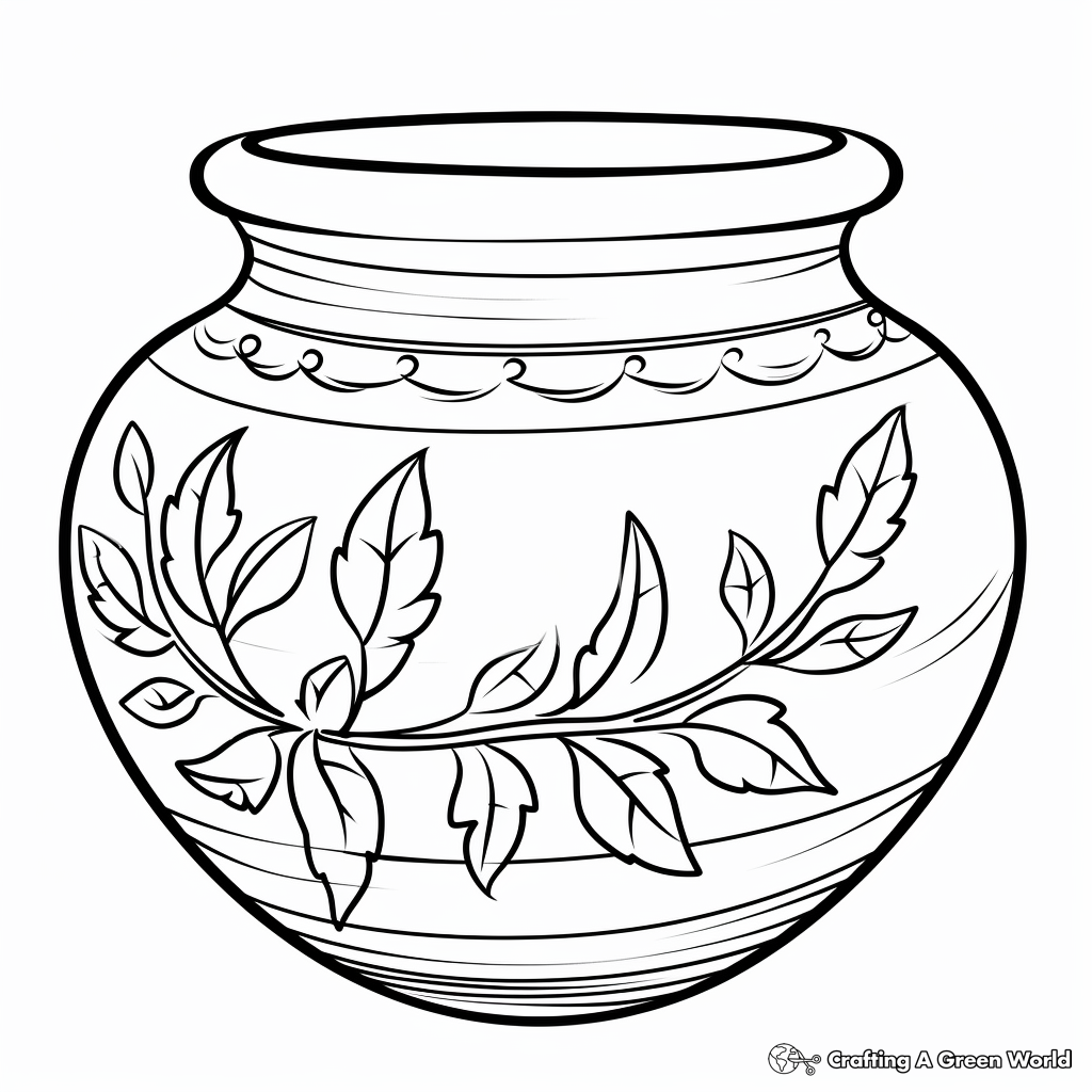 Pottery coloring pages