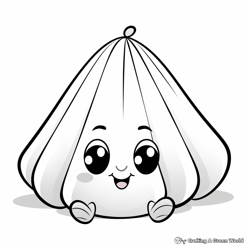 Dumpling coloring pages