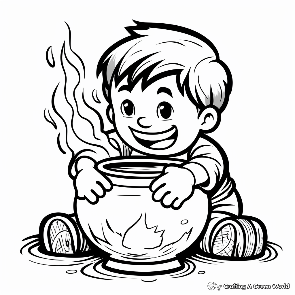 Pottery coloring pages