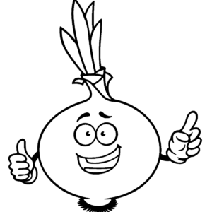 Onion coloring pages printable for free download