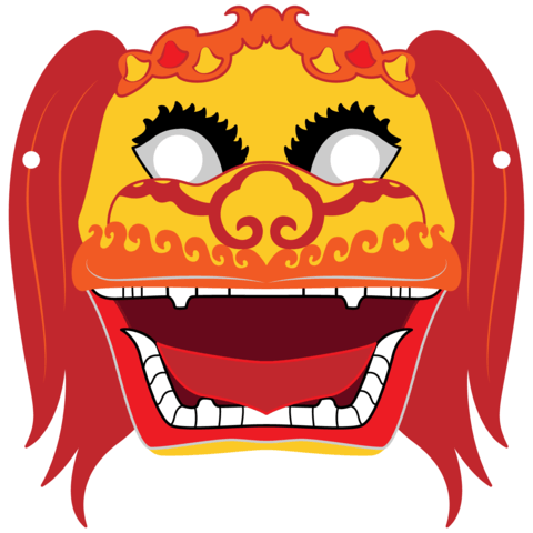 Chinese lion crafts for kids