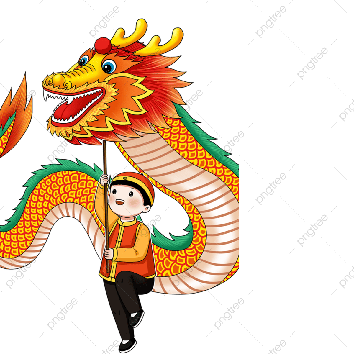 Chinese new year dragon png transparent images free download vector files