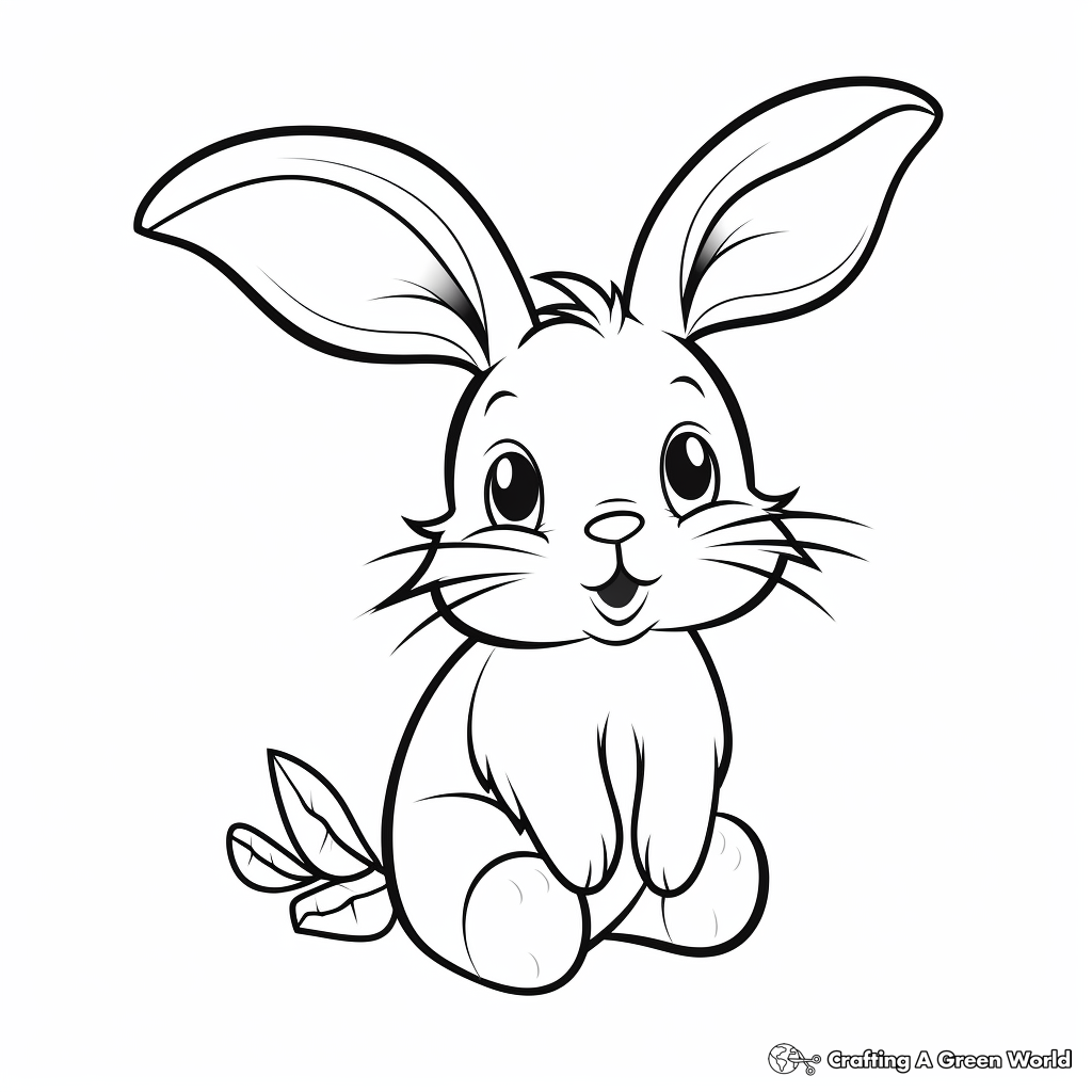 Year of the rabbit coloring pages