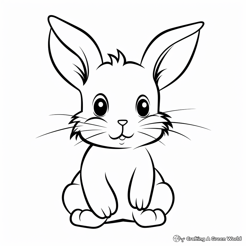 Year of the rabbit coloring pages