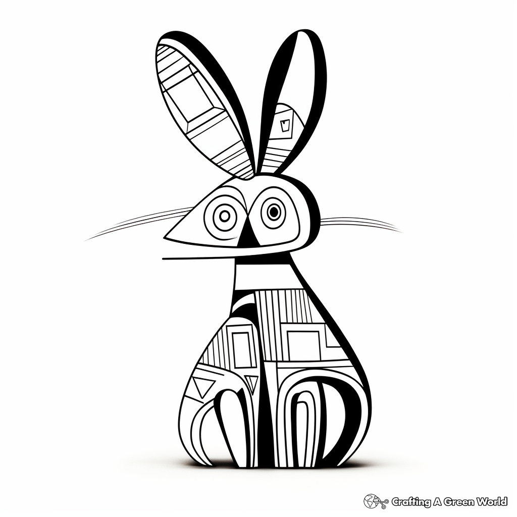 Year of the rabbit coloring pages