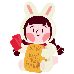 Chinese new year stickers