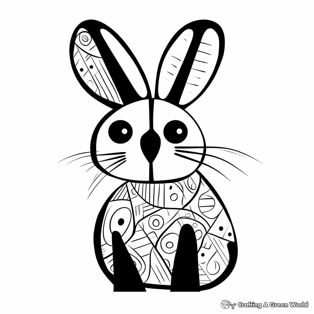 Year of the rabbit coloring pages