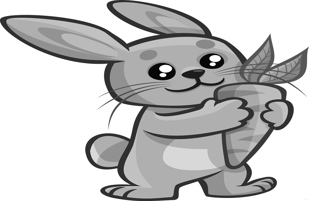 Free bunny coloring pages printable