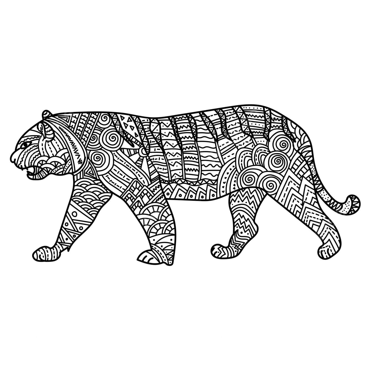 Coloring pages animals pattern png images for free download