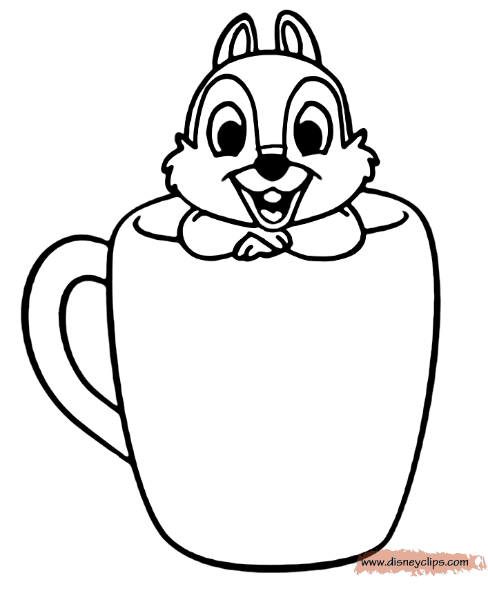 Chip and dale rescue rangers coloring pages printable for free download