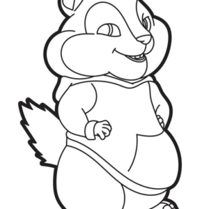 Alvin and the chipmunks coloring pages printable for free download