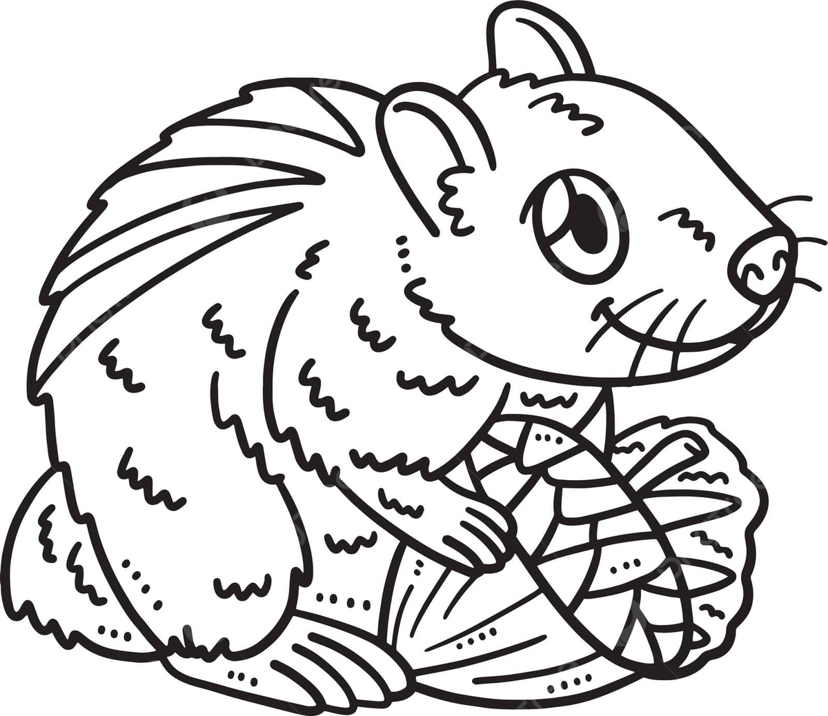 Baby chipmunk isolated coloring page for kids isolated design nature vector isolated design nature png and vector with transparent background for free download