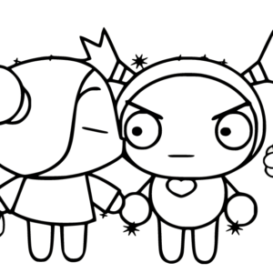 Pucca coloring pages printable for free download