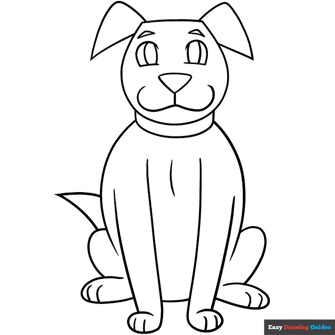 Free printable dog coloring pages for kids