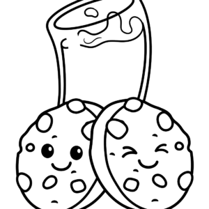 Cookie coloring pages printable for free download