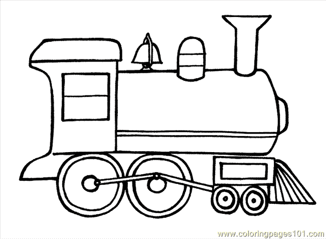 Train coloring pages